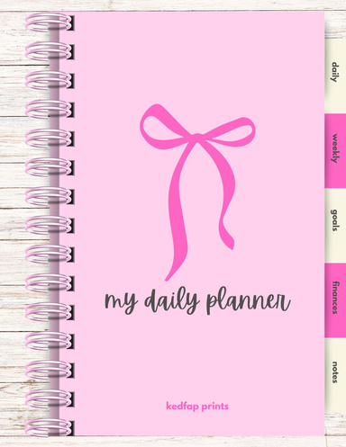 My daily planner