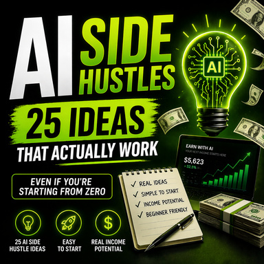 25 AI Side Hustles Ideas