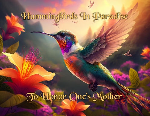 2025 Hummingbirds In Paradise Calendar