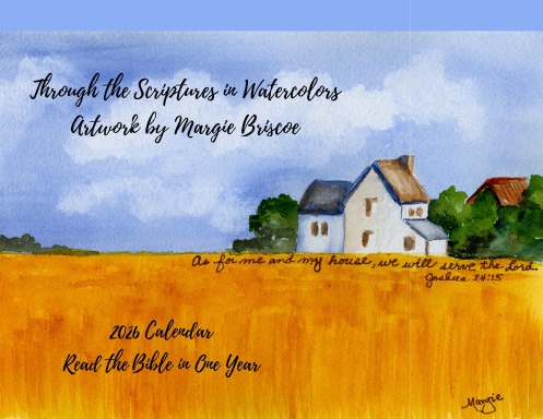 2026 Calendar - Through the Scriptures in Watercolors