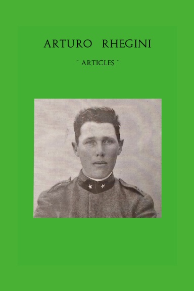 Arturo Reghini: Articles