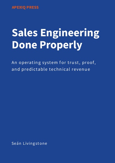 Sales Engineering Done Properly