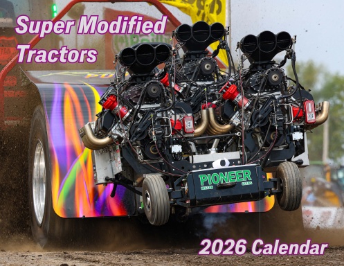Super Modified Tractors 2026 Calendar