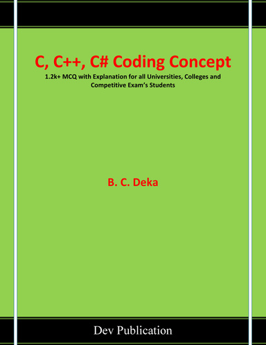 C, C++, C# Coding Concept