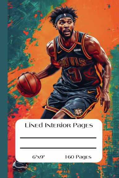 Lined Interior Pages, 6"x9",160 Pages