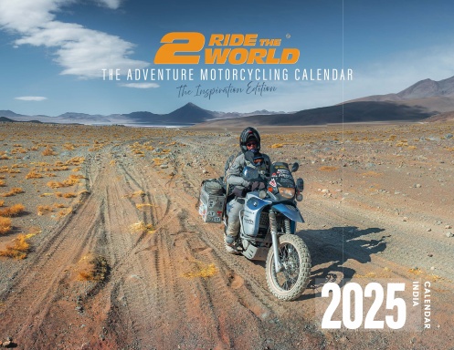 2RTW 2025 Adventure Riding Calendar - INDIA Edition