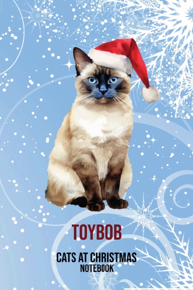 Cats at Christmas Notebook: Toybob