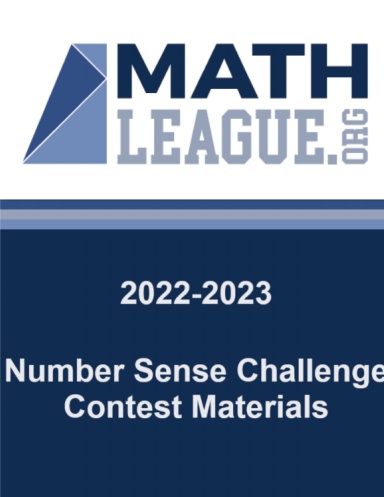 2022-2023 Number Sense Challenge Contest Materials
