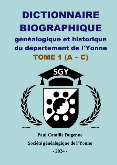2024 Dictionnaire de l’Yonne Dugenne 1