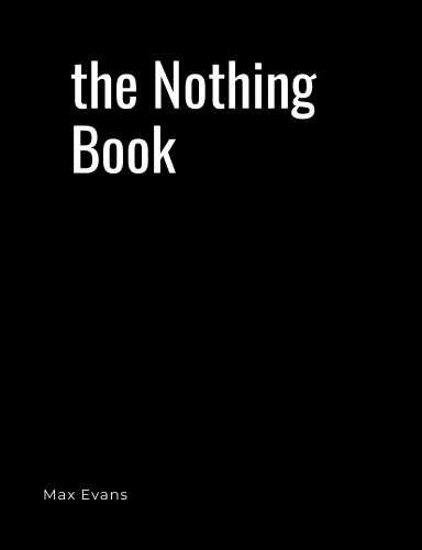 the Nothing Book