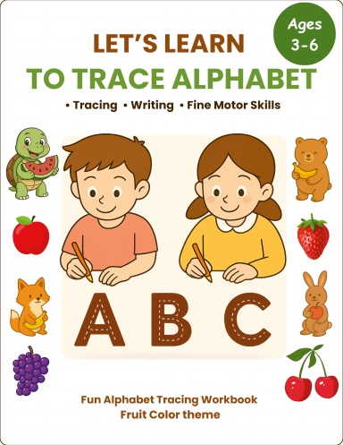 Alphabet Tracing Workbook for Kids Ages 3–6: