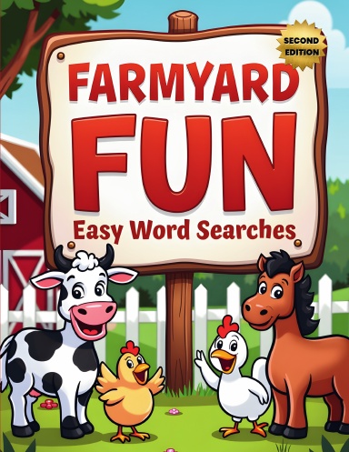 Farmyard Fun Easy Word Searches (Second Edition, Coil Bound)