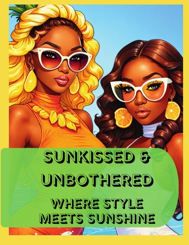 Sunkissed & Unbothered Adult Coloring Book