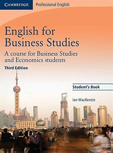 English for Business Studies Student's book: A Course for Business Studies and Economics