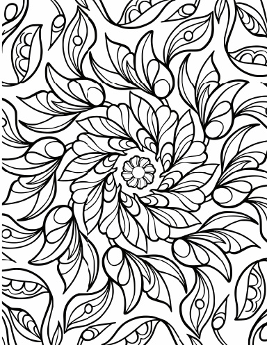 Perfect Patterns Coloring Notebook