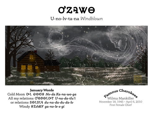 Image of Author Cherokee Language & Culture Calendar