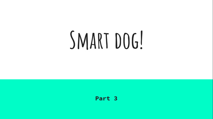 Smart Dog! (Part 3)