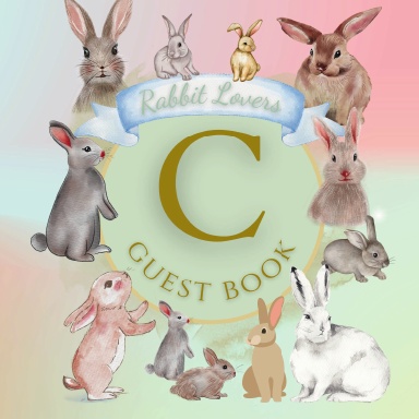 Initial Letter C Guest Book