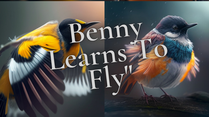 Benny learns to fly