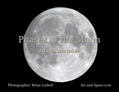Phases of the Moon, 2021 Calendar