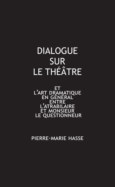 Dialogue sur le théâtre