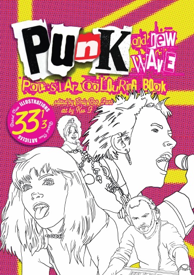 Punk & New Wave Pop Star Colouring Book