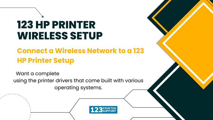How to Connect a Wireless Network to a 123 HP Printer Setup