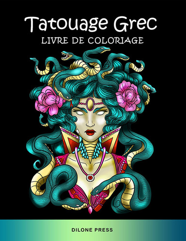 Tatouage Grec Livre de Coloriage