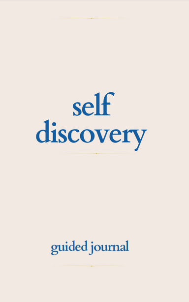 Self Care Guided Journal