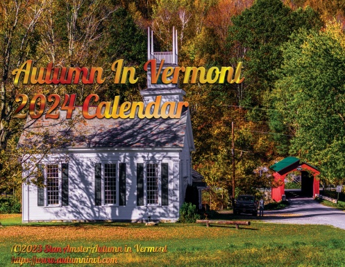 Autumn in Vermont 2024 Calendar