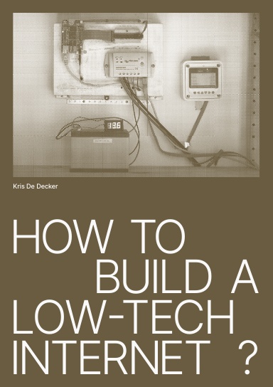 How to build a low-tech internet