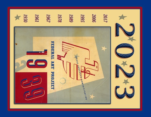 2023 - New Deal 1939 WPA Art Calendar