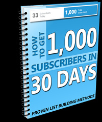 1000 Subscribers In Just 30 Days- Email Marketing