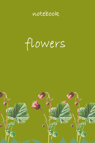 notebook flowers