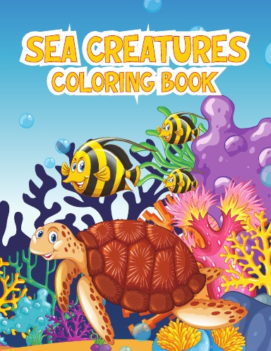 SEA CREATURES COLORING BOOK
