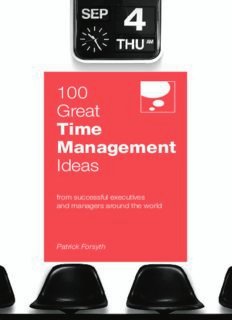 100 Great Time Management Ideas (100 Great Ideas)