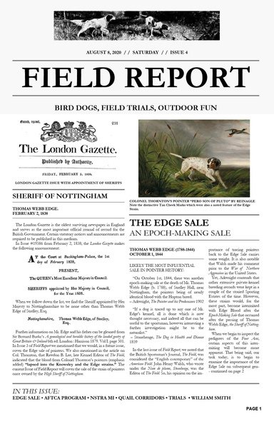 Field Report Issue 4