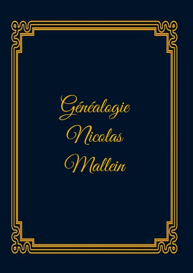 Généalogie MALLEIN