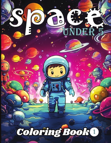 Space Coloring Book Under 5