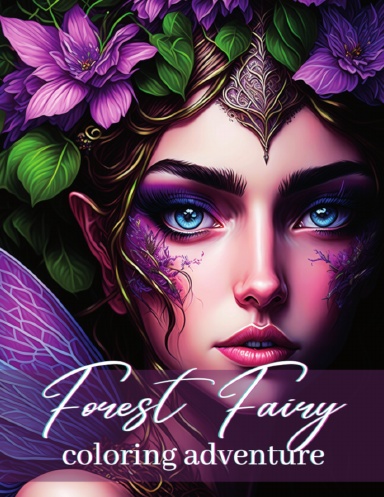 Beautiful Fantasy Fairies Coloring Book