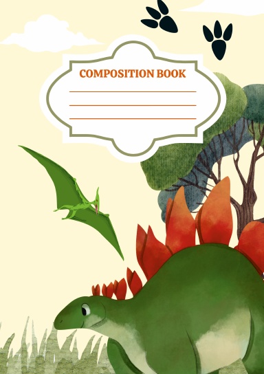 Dinasaur Composition Notebook