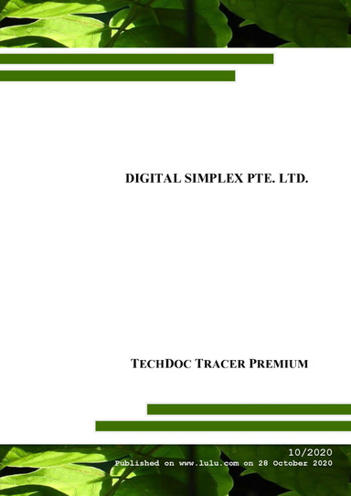 Tech Doc Tracer Premium 10/2020