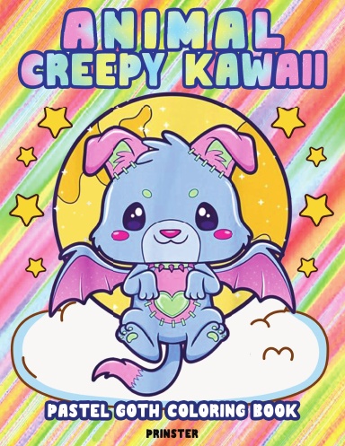 Creepy Cute Coloring: Creepy Cute adult coloring book