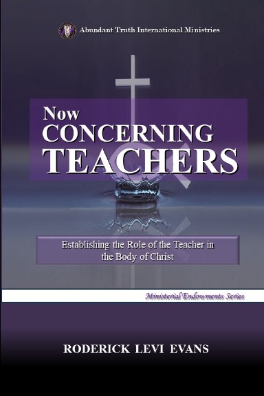 Now Concerning Teachers