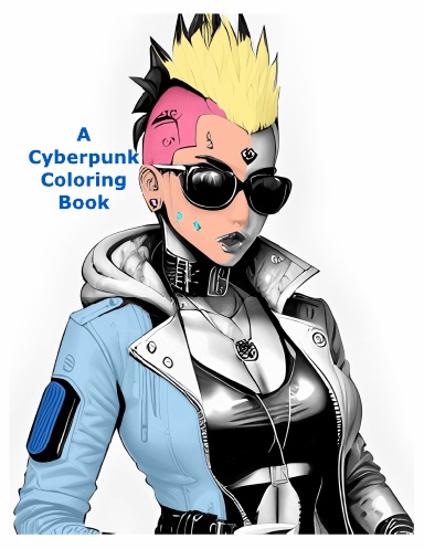 A Cyberpunk Coloring Book