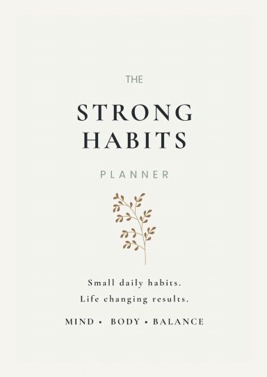Strong Habits Planner