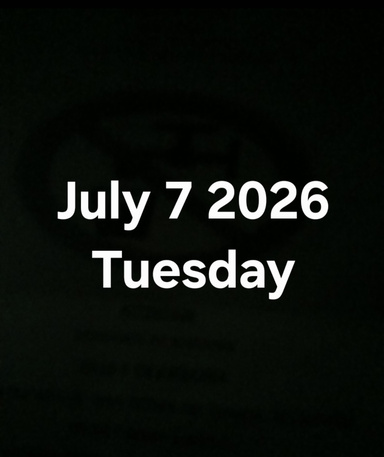 July 7 2026 Tuesday