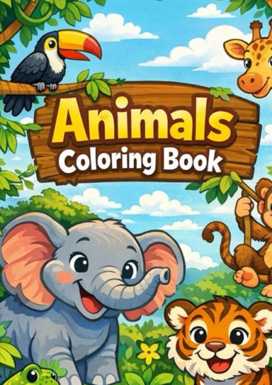 Animal colouring book