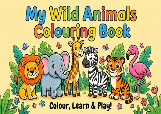 My Wild Animals Colouring Book
