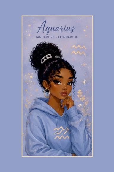 Aquarius Spiral Notebook